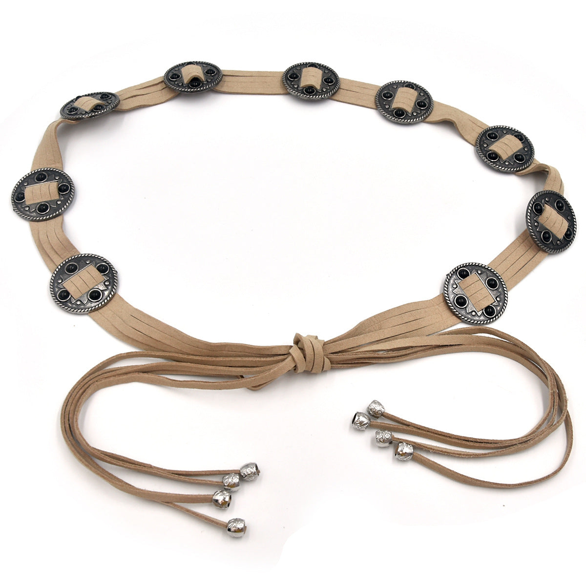 Ethnic style inlaid waist chain