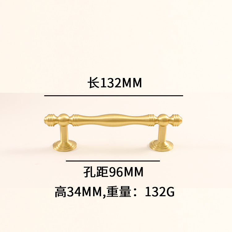 Gold American Copper Door Handle