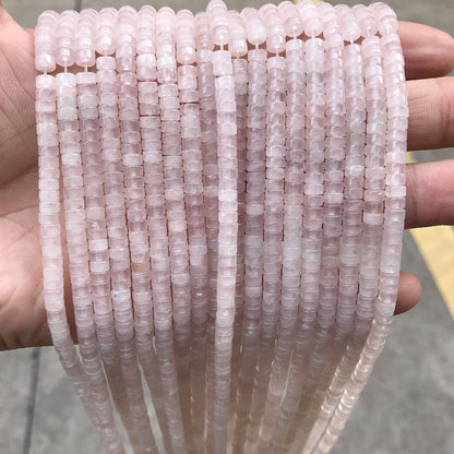 2 * 4Mm Jade Crystal Right Angle Disc Loose Beads