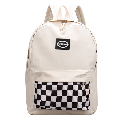 Classic checkerboard backpack