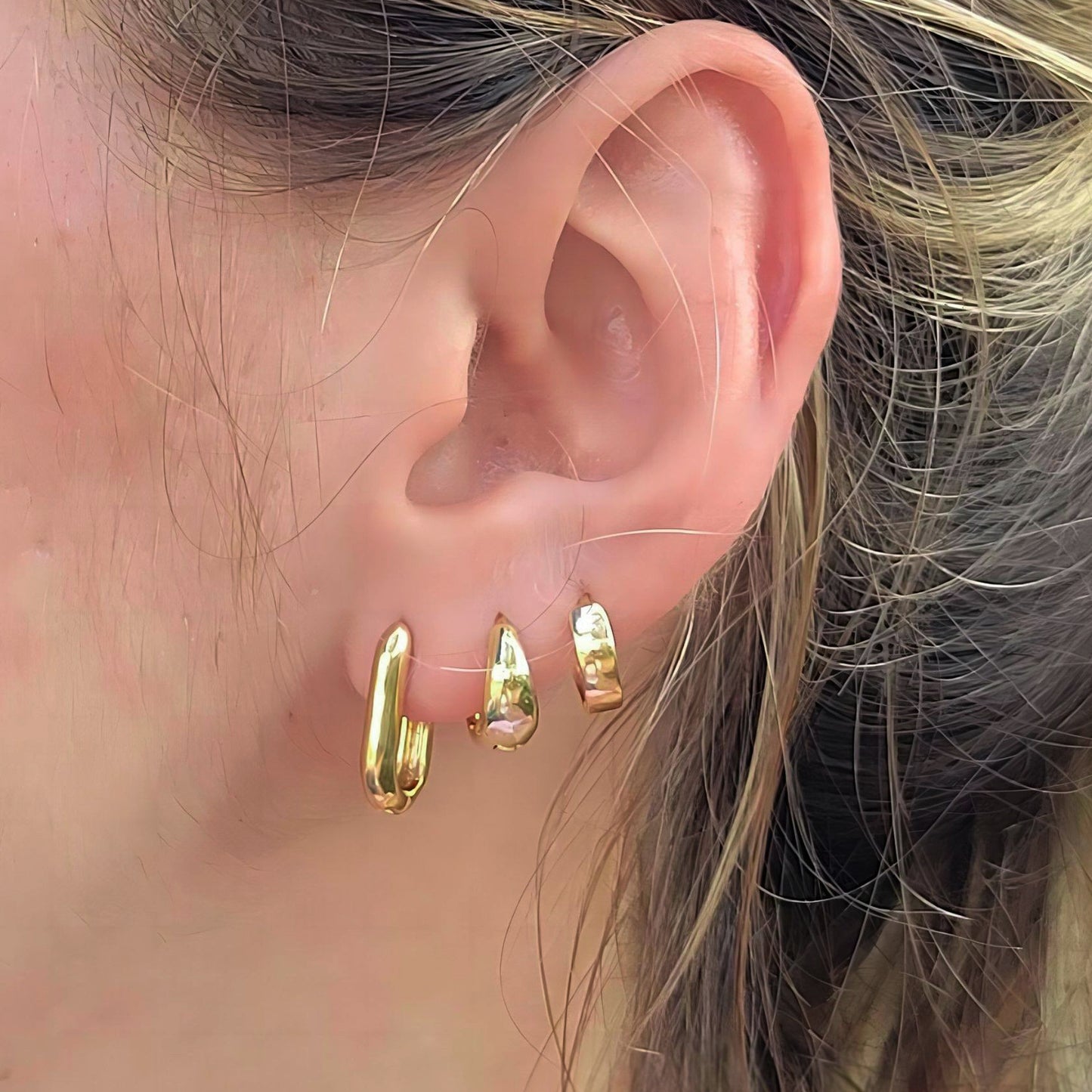 Zircon Stud Earring Set