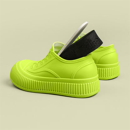 Height-increasing rain shoes for women