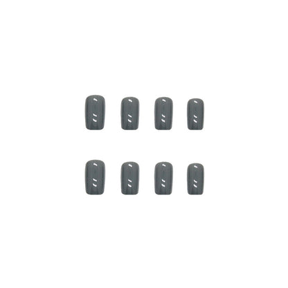 Cement Green Square Nails