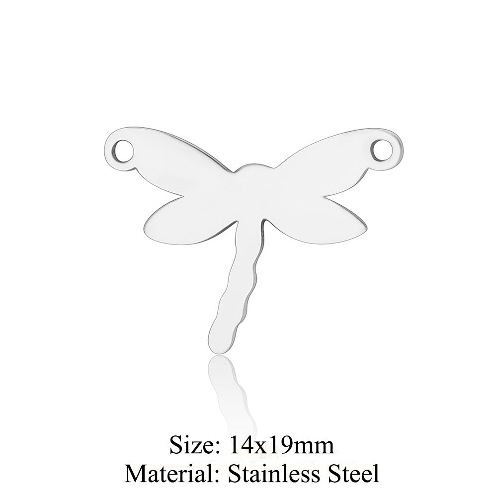 5 pcs/titanium steel pendant seal eagle fox