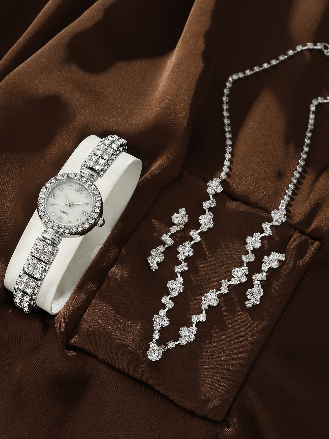 Alloy Quartz Watch Fashion Set