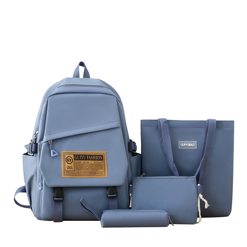 Mochila simple para estudiantes de gran capacidad. 