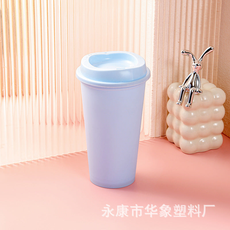 Color coffee cup pp material 475ml