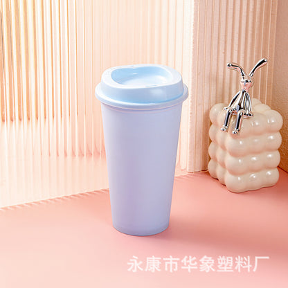 Color coffee cup pp material 475ml