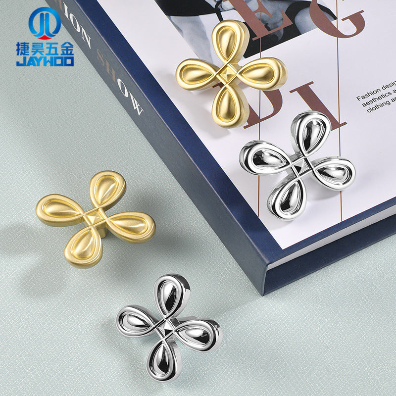 Golden Clover Brass Handle