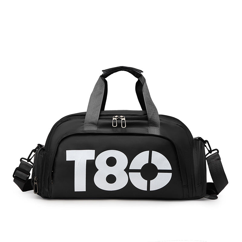 Dry and wet separation fitness bag short trip bag