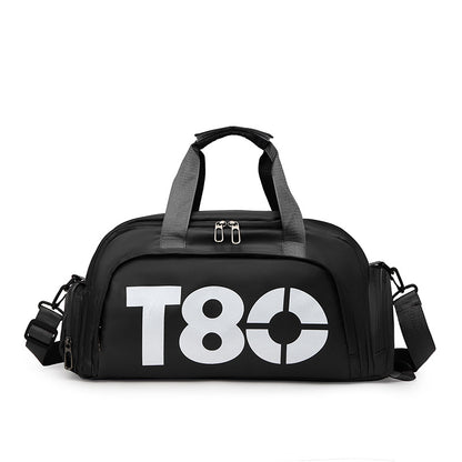 Dry and wet separation fitness bag short trip bag