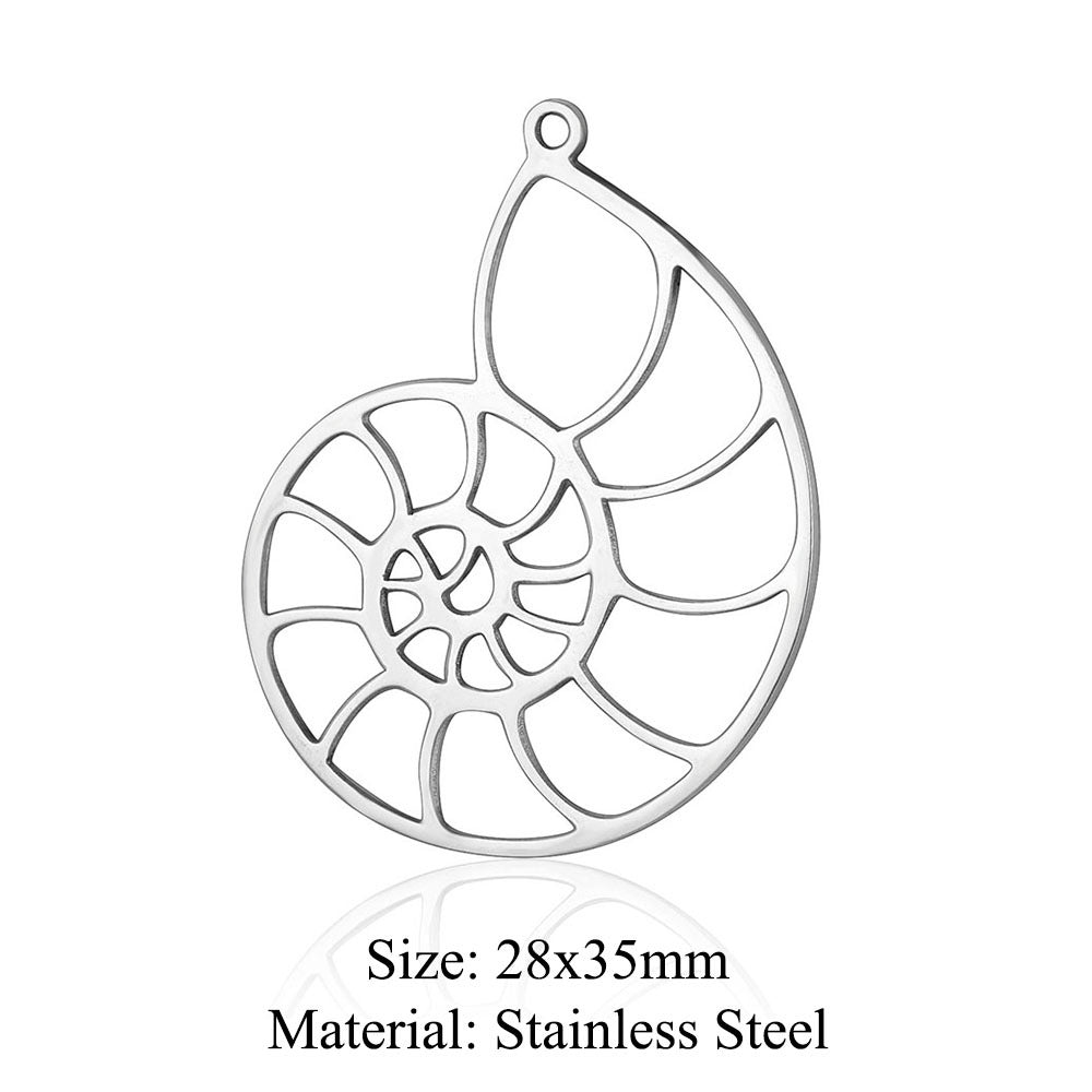 Colgante de acero de titanio con forma de elefante, lobo, tortuga, león y oso, 5 unidades por bolsa 