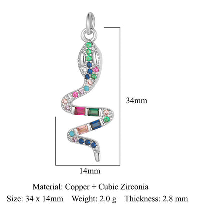 Copper zircon DIY jewelry accessories ins wind butterfly