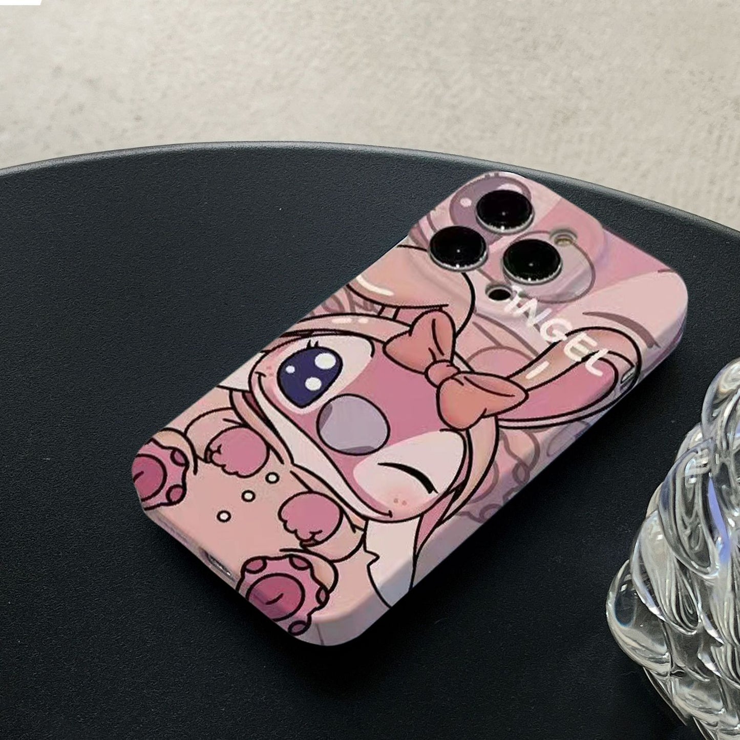 Donald Duck Film Case iPhone15 Pro 13 XR SpongeBob Couple Cover