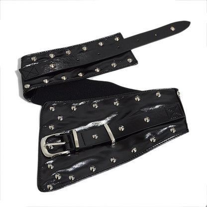 Casual Punk Rivet Waist Seal