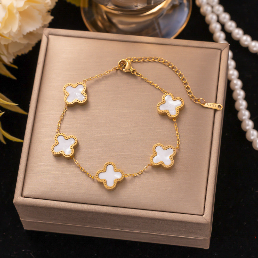 18K Gold Titanium Steel Bracelet