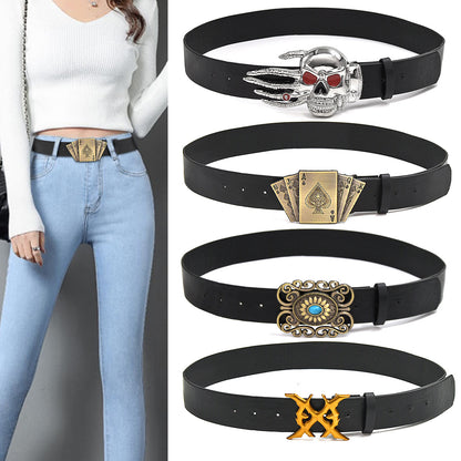 Skull Belt Punk Style