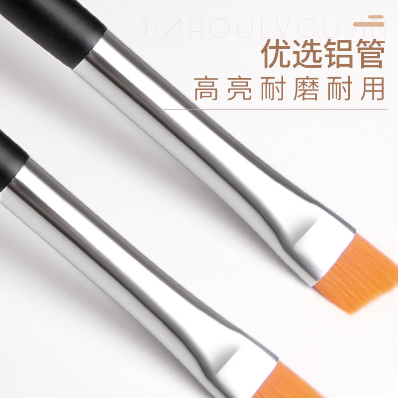 Black Angled Eyebrow Brush