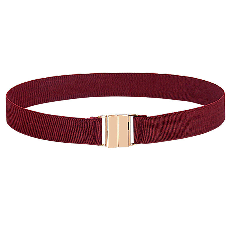 Elastic belt women's dress decoration