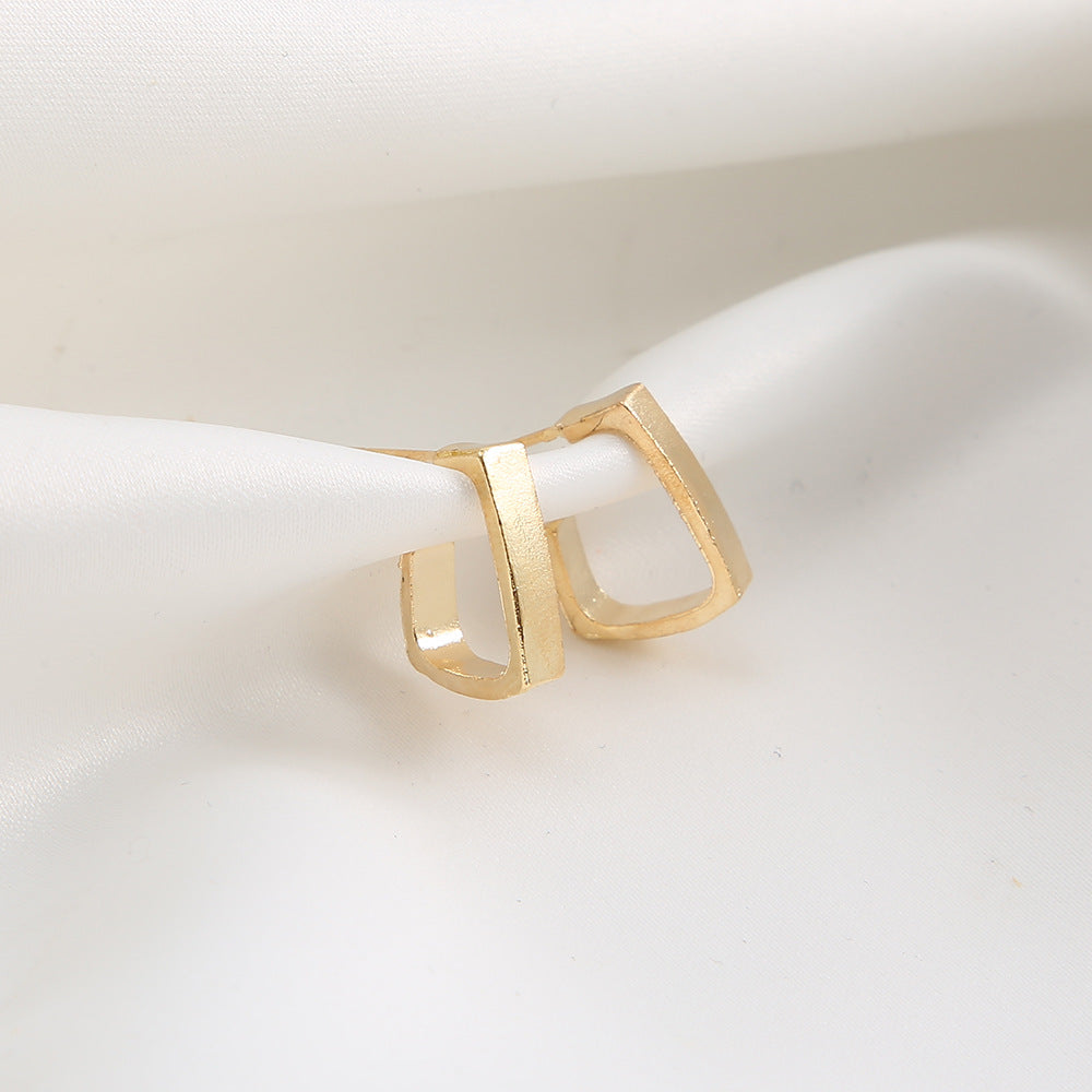 Fashion Geometric Metal Earrings