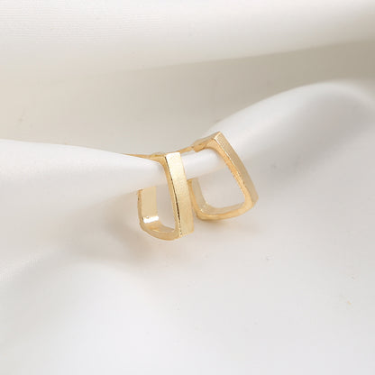 Fashion Geometric Metal Earrings