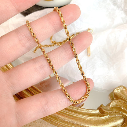 Golden Twist Necklace