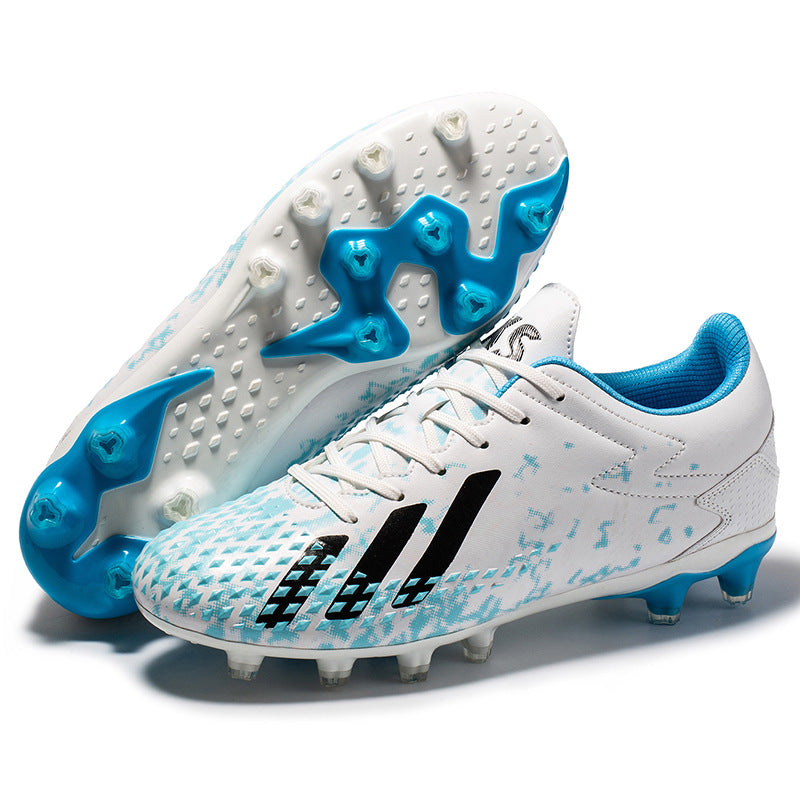 Cross-Border Football Shoes Men TF Studs Youth Two-Tone Long