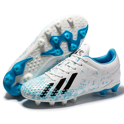 Cross-Border Football Shoes Men TF Studs Youth Two-Tone Long