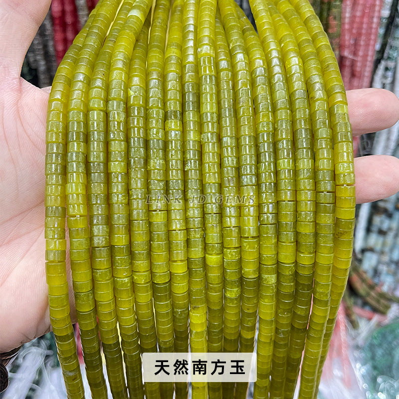 3 * 6Mm natural stone right angle disc loose beads