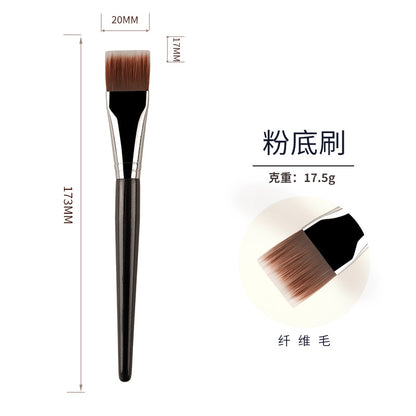 24-Piece Animal Hair Makeup Brush Set