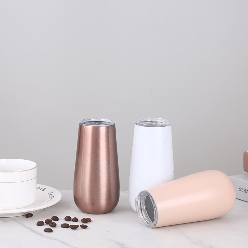 Anti-drop long-necked champagne glass