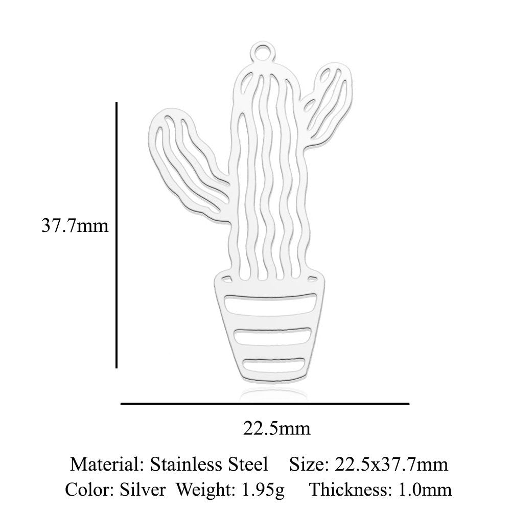 5 pcs/bag leaf maple leaf titanium steel pendant