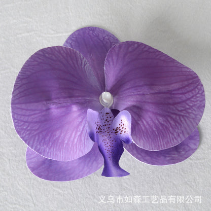Cabeza de flor de orquídea mariposa de laminación 3D de simulación 