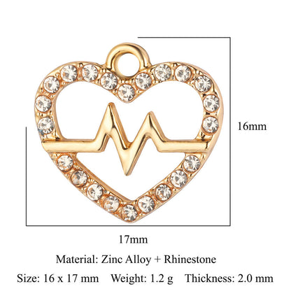 5pcs/bag, alloy necklace, earrings and pendant.