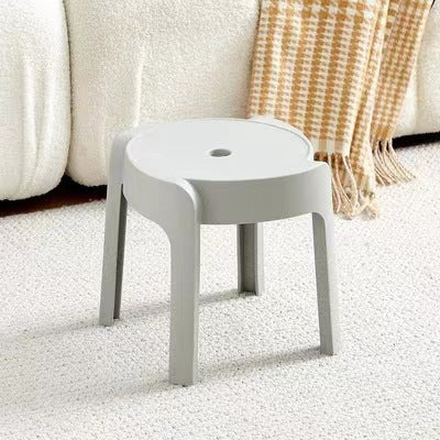 Thick Plastic Stool Stackable Home