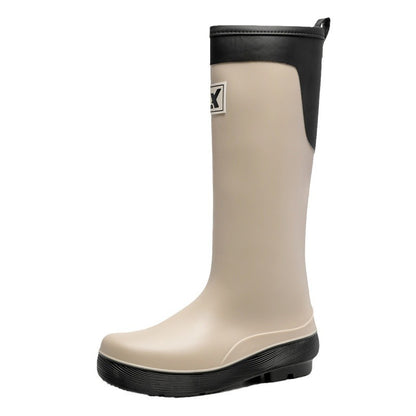 Tall tube rain shoes women's fashion