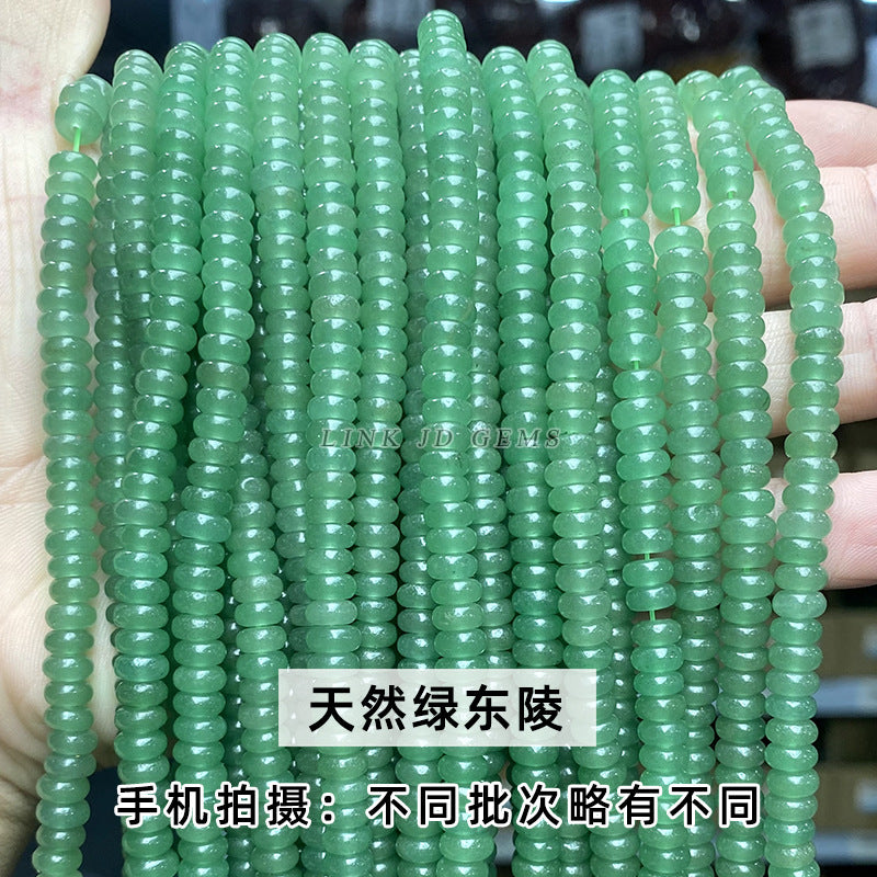 6 * 4Mm natural stone crystal abacus beads loose beads
