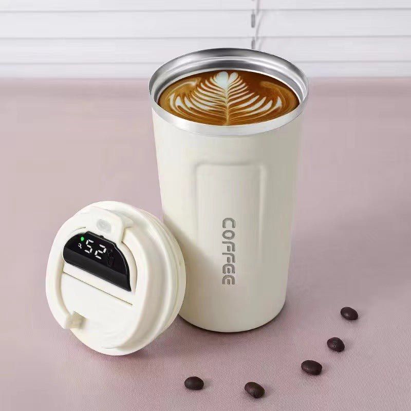 Smart display temperature coffee