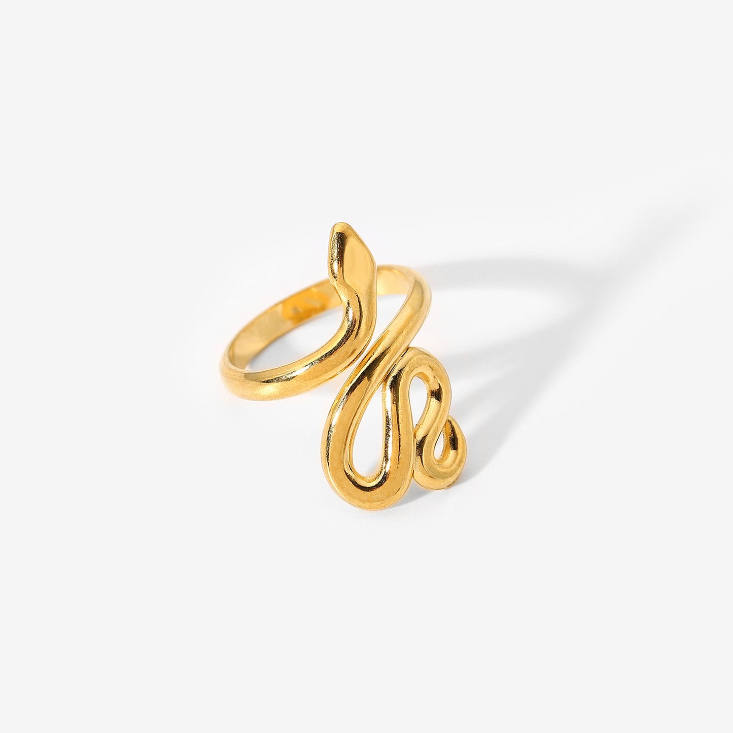 Anillo abierto serpiente 
