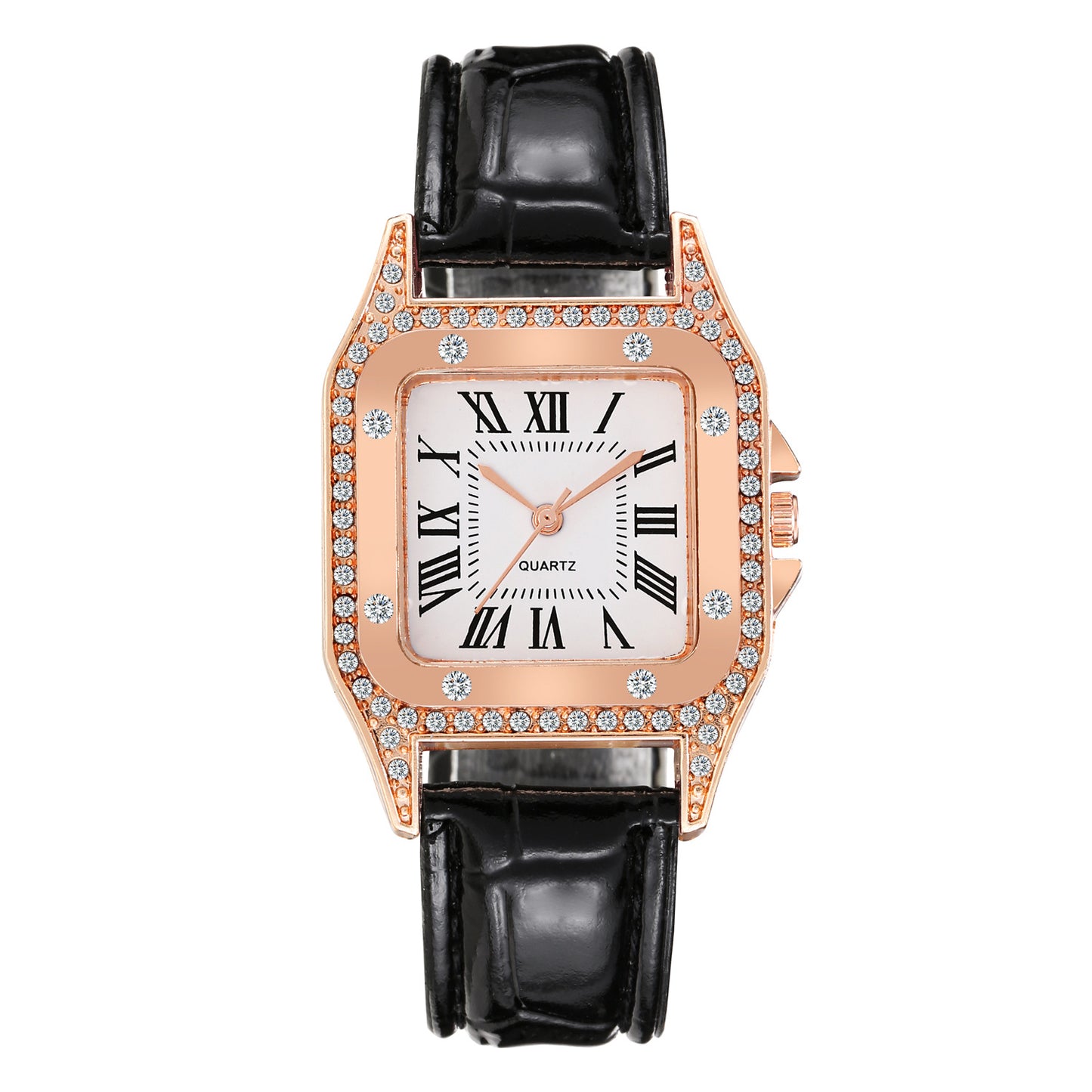 Barrel Square Belt Ladies Watch