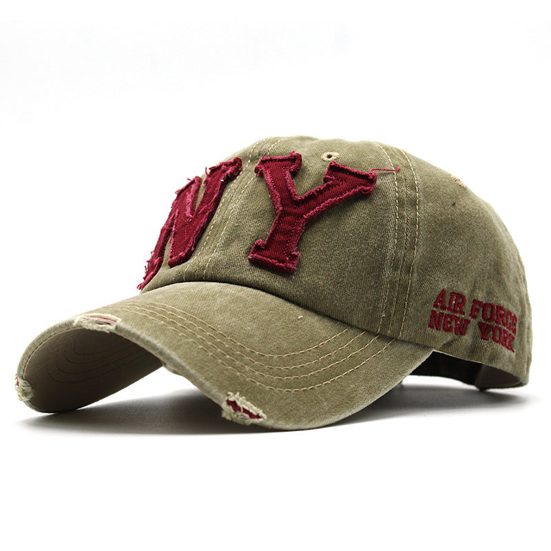 Gorra de béisbol lavada en primavera 
