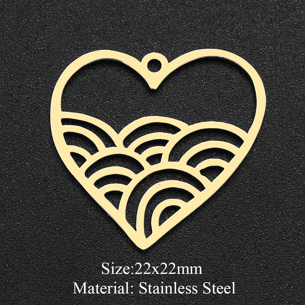 5 pcs/pack moon geometry accessories DIY pendant