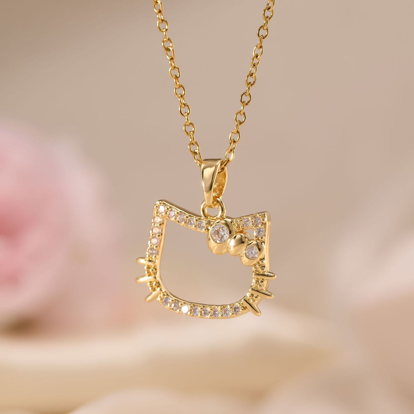 Flower Bell Pendant Necklace