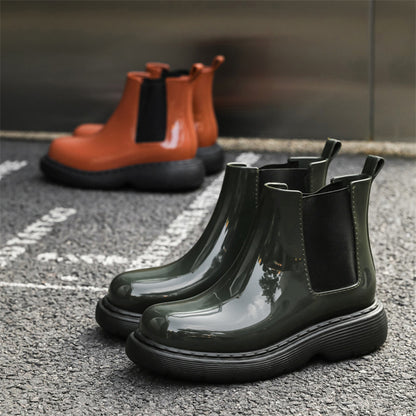 Casual rain boots work shoes women