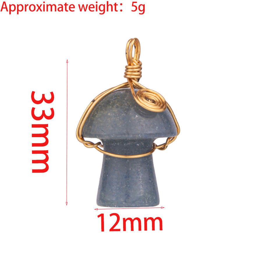 Pendente Cogumelo Cristal 20mm 