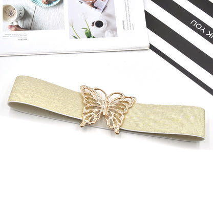 Hollow butterfly decorative belt