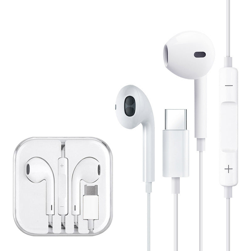 Type-C Wired Control Earphones Huawei Honor OPPO Apple 15