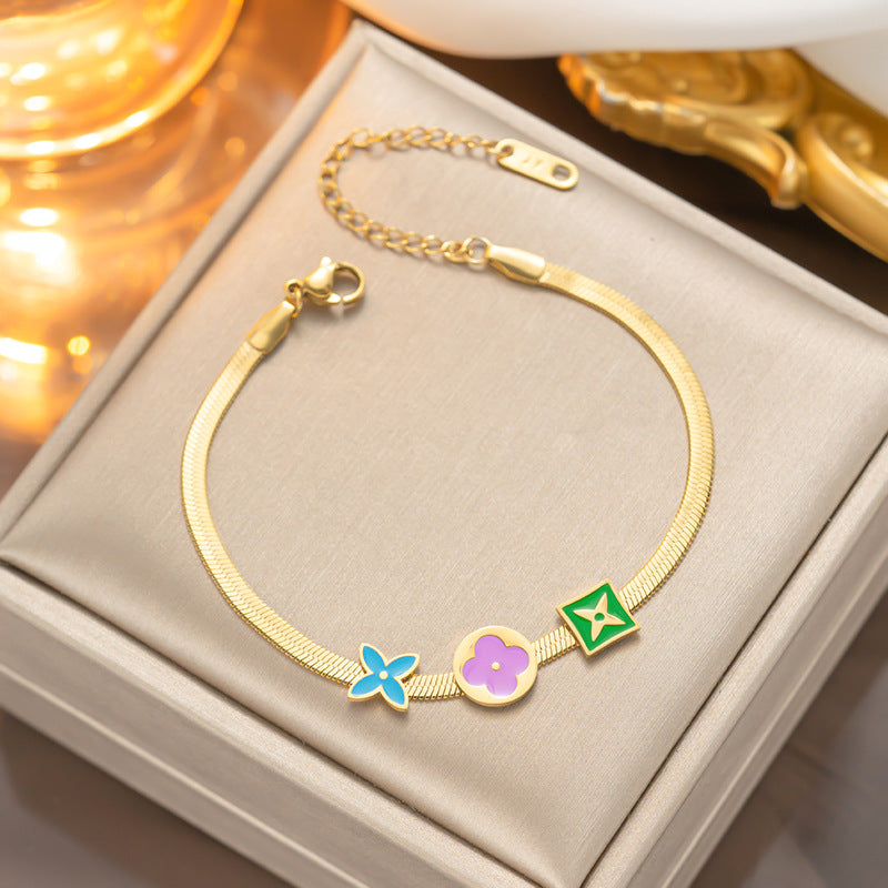 French Minimalist Geometric Necklace - Versatile and Elegant for Women