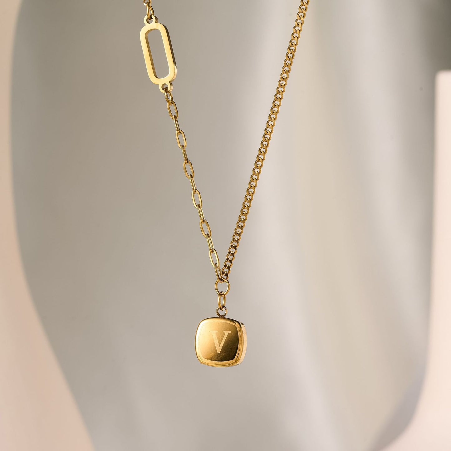 18K Gold Plated V-Necklace