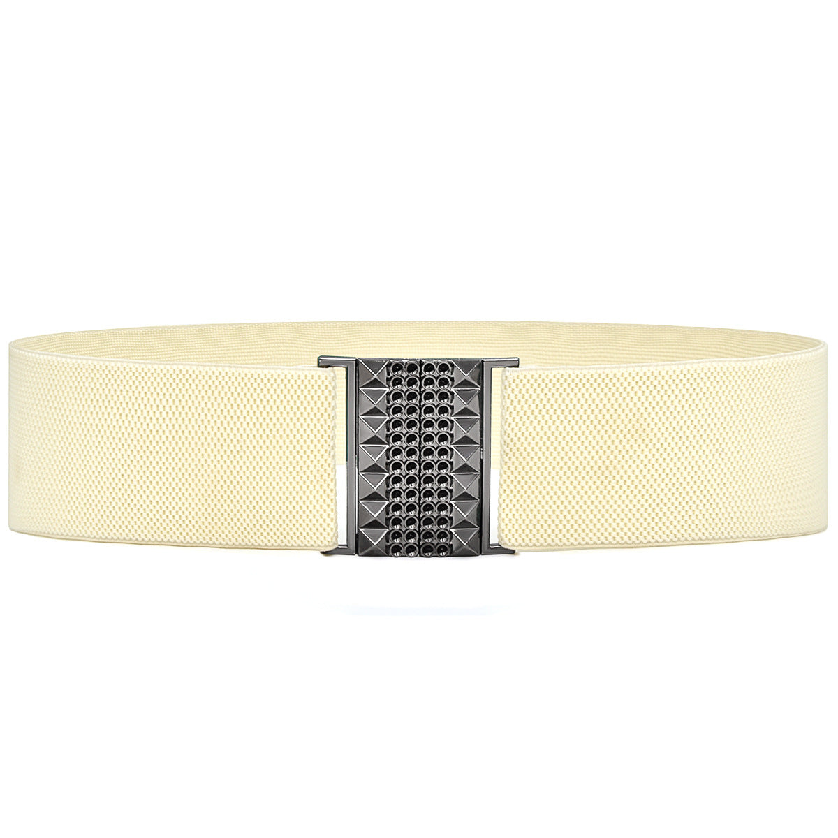 Belt Gold pair buckle elastic belt